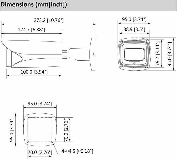 Nährwerte und Zutaten Dahua IPC-HFW5241E-Z5E (1920 x 1080 Pixels)