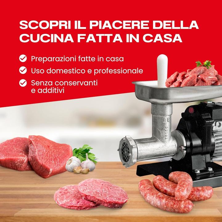 Produktbild Reber 9501 N Fleischwolf Schwarz, Edelstahl