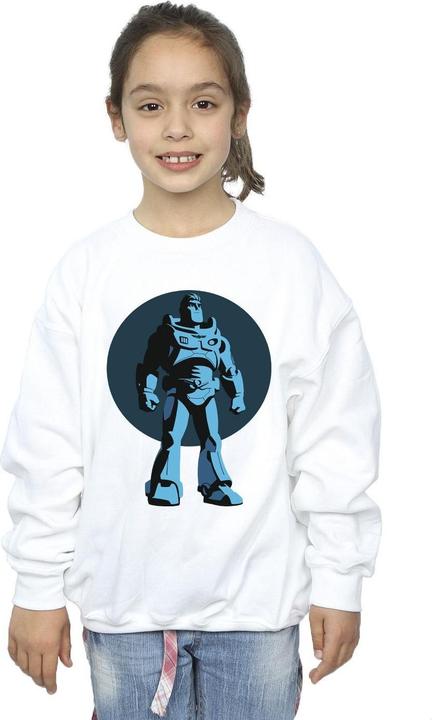 Actual product image Disney Girls Lightyear Buzz Standing Circle Sweatshirt (116)