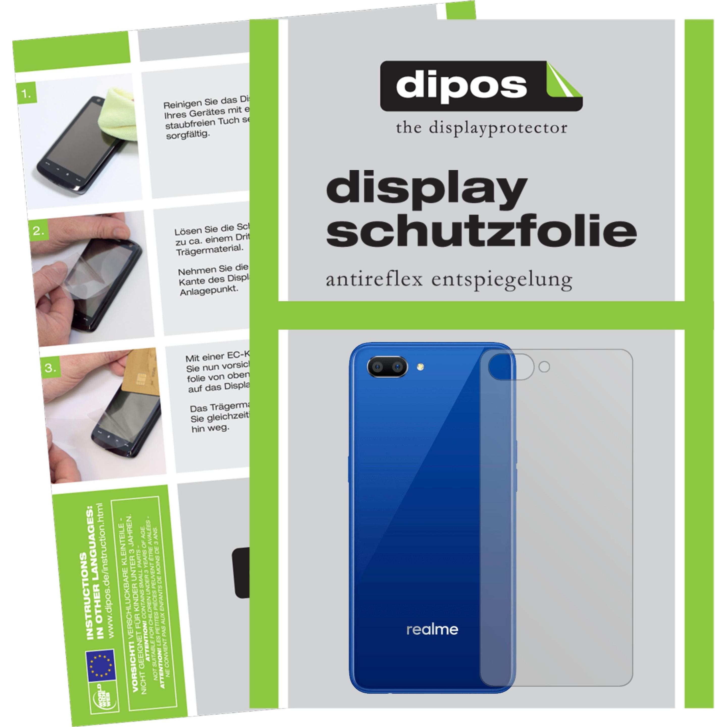 Dipos Displayschutzfolie Antireflex (5 Stück, Realme C1 (2019)), Smartphone Schutzfolie, Transparent