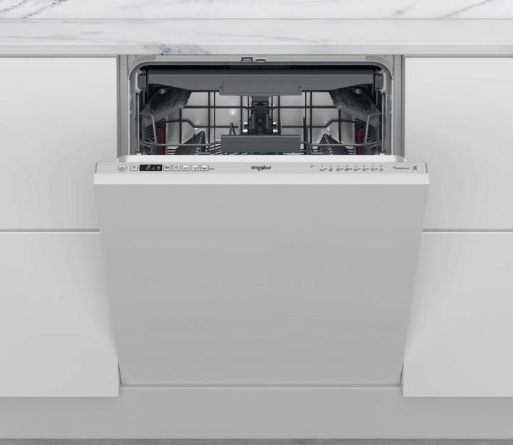 Actual product image Whirlpool WI 7020 PF, Semi built-in, Full size (60 cm), Silver, 1.3 m, 1.55 m, 1.5 m