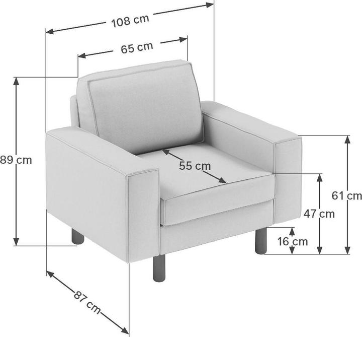 Produktbild Atelier del Sofa Sparrow 1-Seat Sofa
