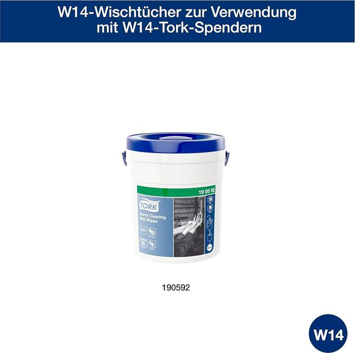 Actual product image Tork Hand cleaning wipes Moist refill, 1 ply (4x)