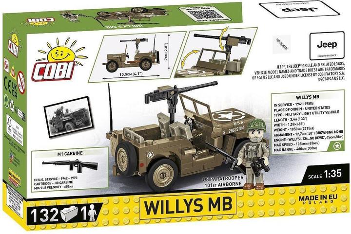 Produktbild Cobi HC WWII 3133 WILLYS MB 132 KL.