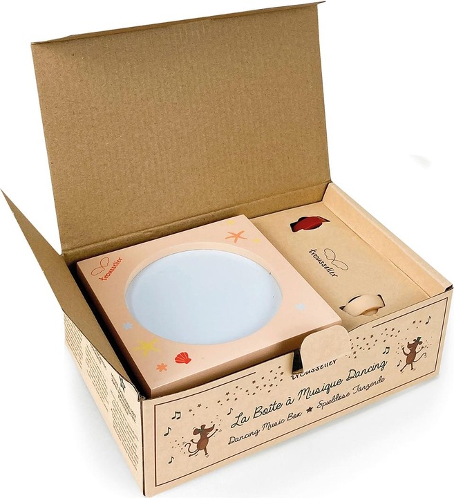 Actual product image Trousselier Music box with dancing whales, magnetic