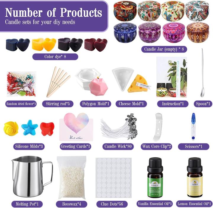 Produktbild Tavada Kerzenherstellung Kit