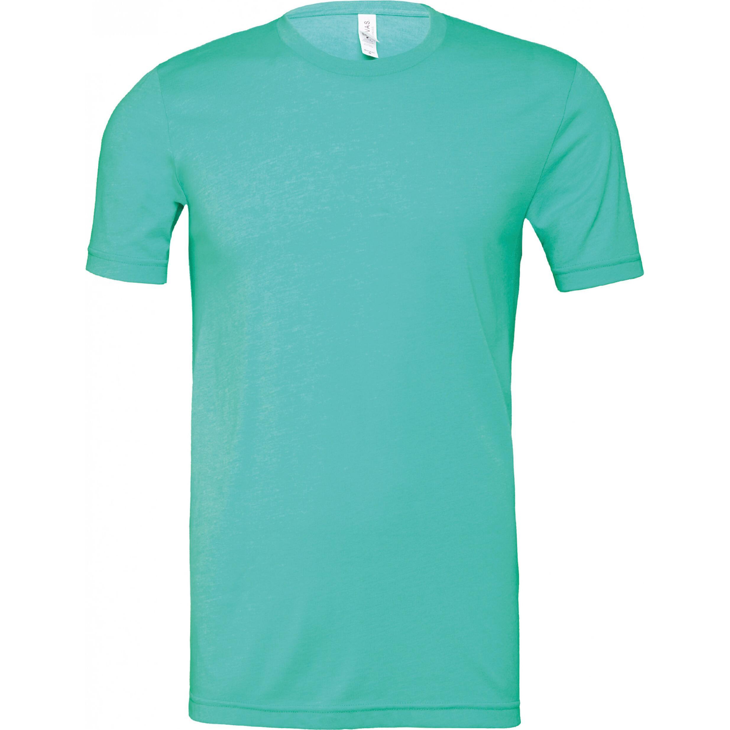 Bella Canvas, Herren, Shirt, Heather, Grün, (S)