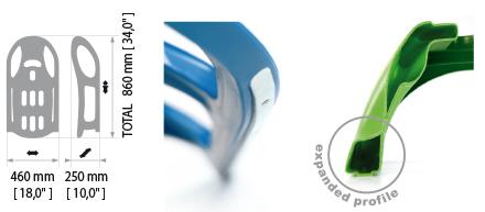 Produktbild SNÖ-PRO Traineau enfant Rose