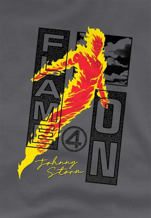 Produktbild Fantastic Four Flame On Johnny Storm Trend TShirt Langärmlig (L)