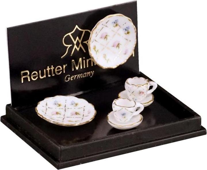 Produktbild Reutter 2 Kaffeegedecke, Gold Karo