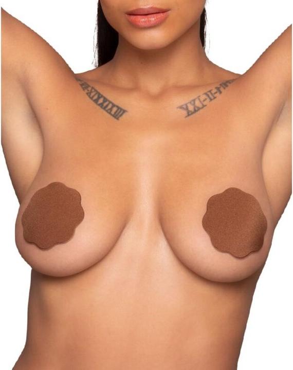 Produktbild Bye Bra Wiederverwendbare Nippelabdeckungen 1 Paar - Dunkelbraun (Einzelpack, One Size)