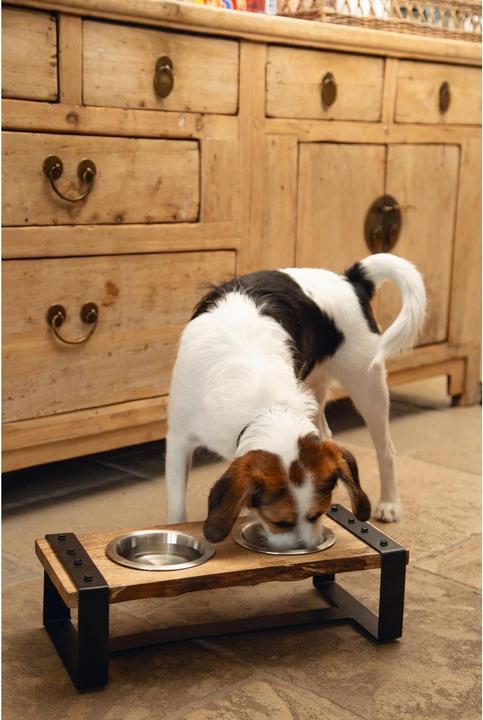 Productafbeelding Designed by Lotte Houten Hondenbak Set Karinto (1.30 l)