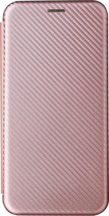 Actual product image Cover-Discount OPPO Find X3 Pro - Carbon Look Flip Case Cover pink (Oppo Find X3 Pro)