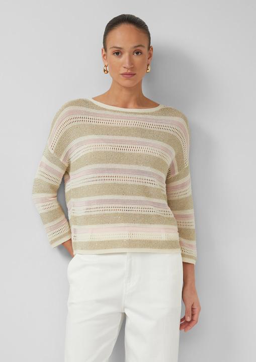 Actual product image s.Oliver Glitzernder Strickpullover mit U-Boot-Ausschnitt (S)