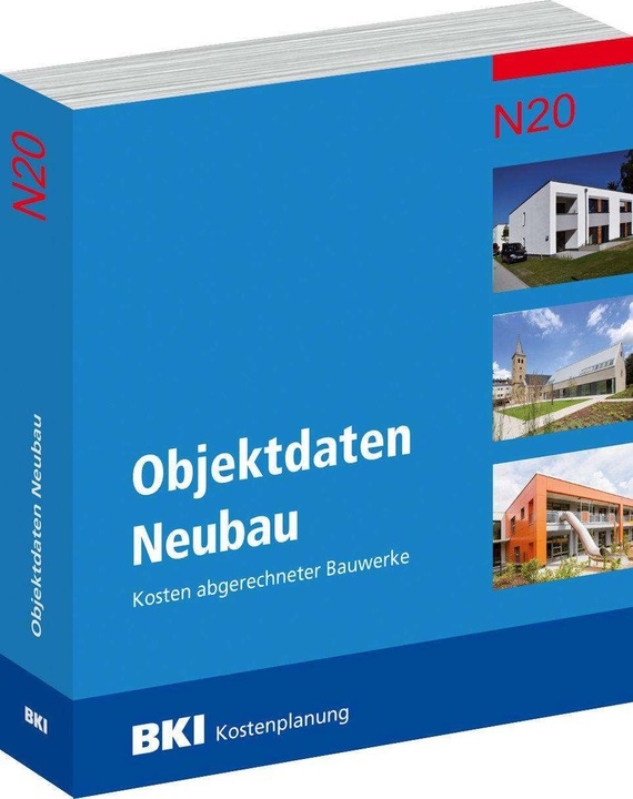 Produktbild BKI Objektdaten Neubau N20 (Deutsch, BKI Baukosteninformationszentrum Deutscher Architektenkammern, 2024)