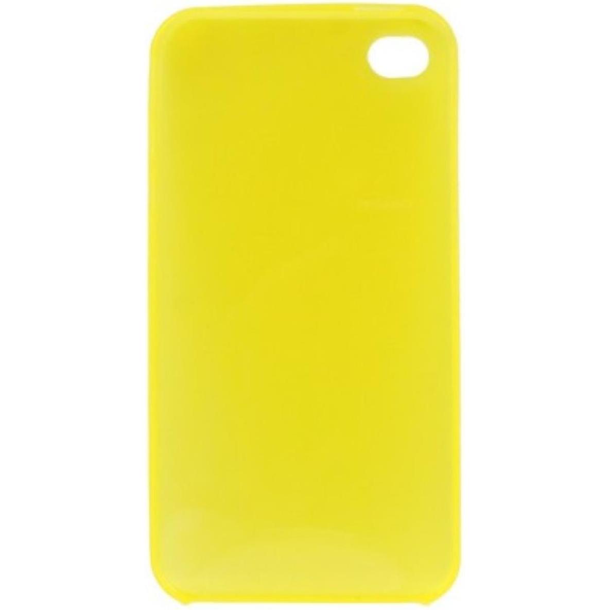 König Design Schutzhülle Case TPU für Handy iPhone 4 & 4S transparent/gelb (Apple iPhone 4, LG G4s), Smartphone Hülle, G...