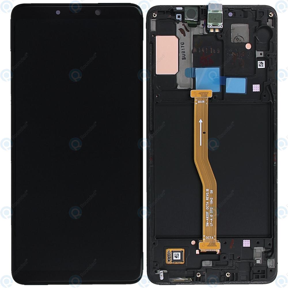 Samsung Front LCD Asm Galaxy A9 SM-A920 (Display), Mobilgerät Ersatzteile, Schwarz