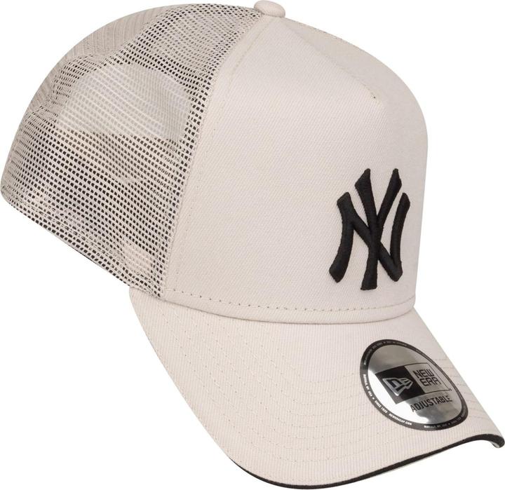 Produktbild New Era A-Frame Trucker Cap - New York Yankees beige schwarz