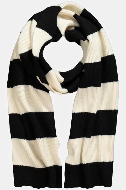 Immagine prodotto Ulla Popken Sciarpa in maglia a costine con righe