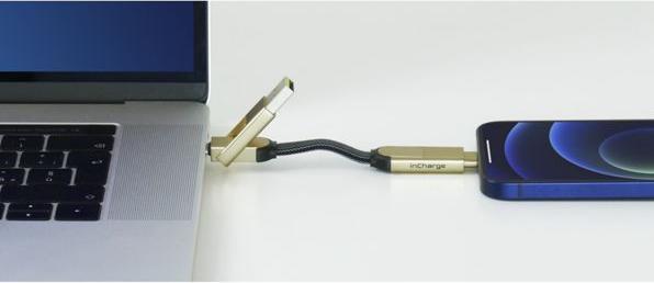 Actual product image Rolling Square inCharge X (0.72 m, USB 2.0, 100 W)
