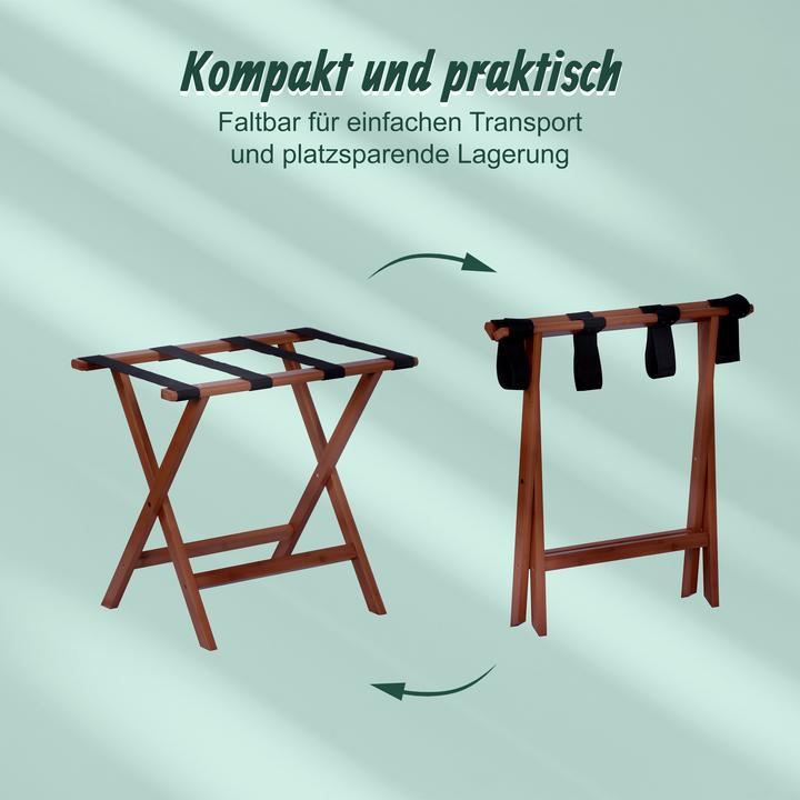 Actual product image Relaxdays case stand (Suitcase rack)