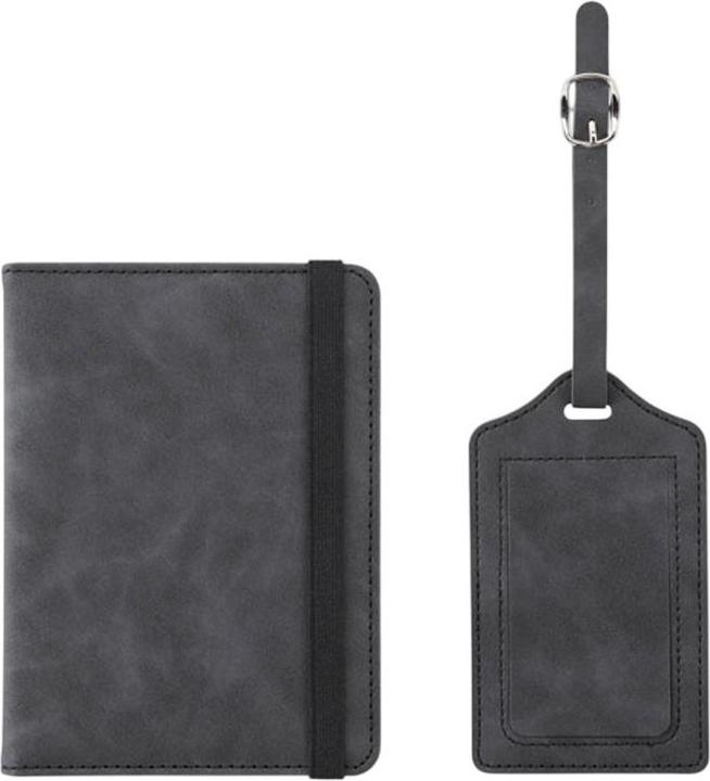 Image du produit MidOcean - Ensemble étui passeport et étiquette pour bagage JETTAG (Pochette pour passeport)