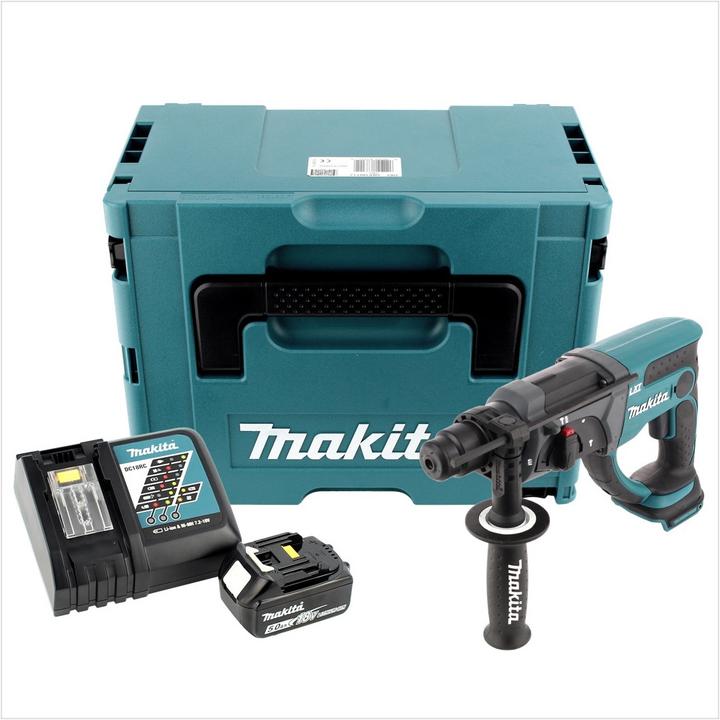 Produktbild Makita DHR 202 RT1J Akku Kombihammer 18V 2,0J + 1x Akku 5,0Ah + Ladegerät im Makpac 2