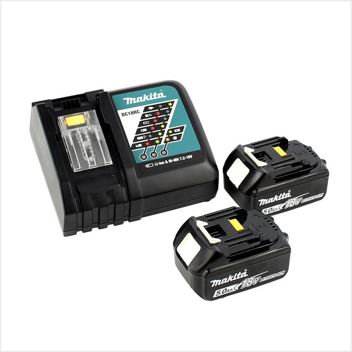 Produktbild Makita DHR 202 RTJ Akku Kombihammer 18V 2,0J SDS Plus im Makpac mit 2x 5,0 Ah Akku und Ladegerät