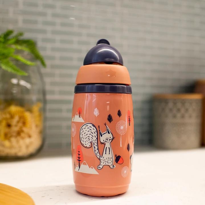 Actual product image Tommee Tippee drinker - thermos with straw INSULATED STRAW 266ml, 12m+, pink, 447825 (0.27 l)