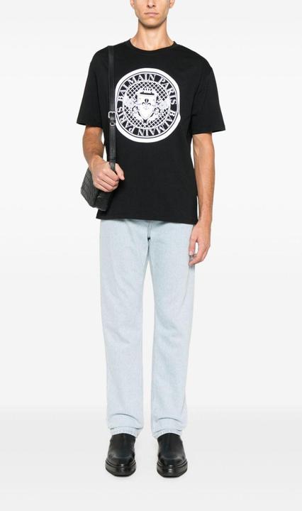 Actual product image Balmain T-shirts And Polos Black (XL)