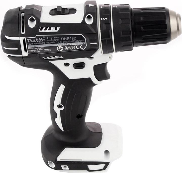 Actual product image Makita DHP 482 Z W Battery impact drill 18V 62Nm Solo + bit & drill set 100 pieces