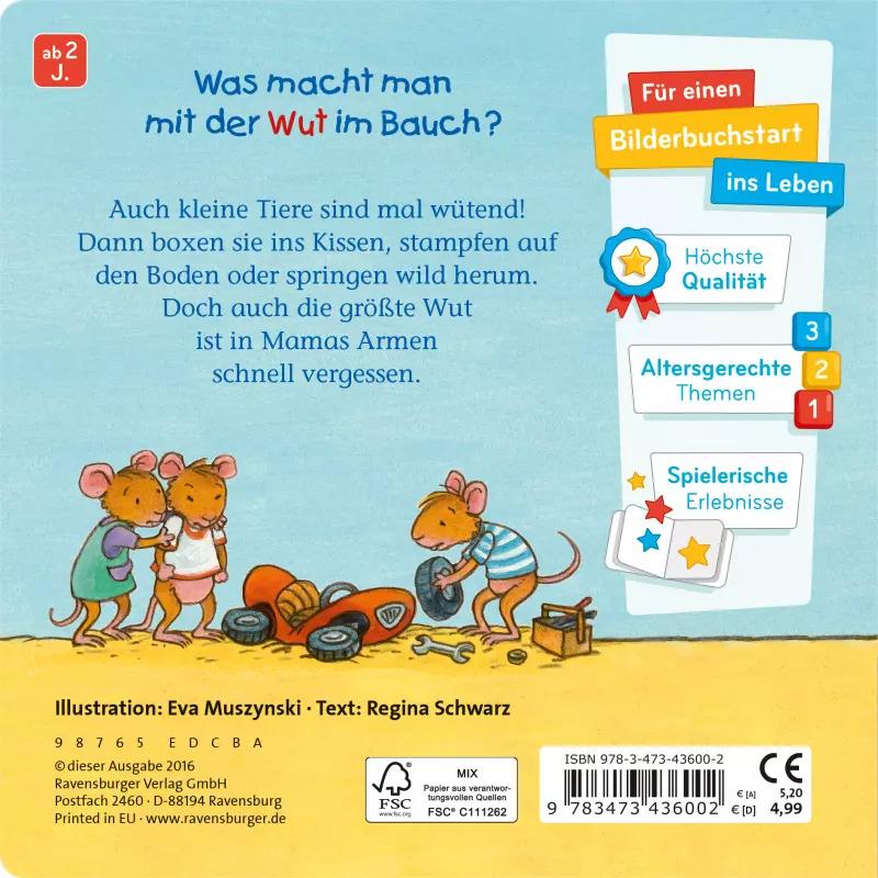 Thumbnail - Wenn kleine Tiere wütend sind, Kinderbücher von Regina Schwarz