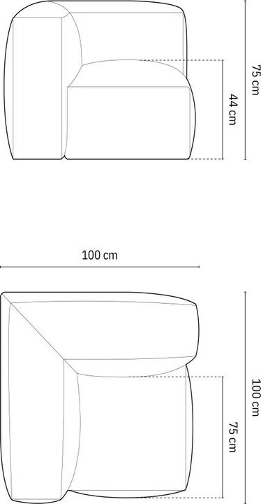 Produktbild Micadoni Martina (Modular Sofa, 1-Sitzer)