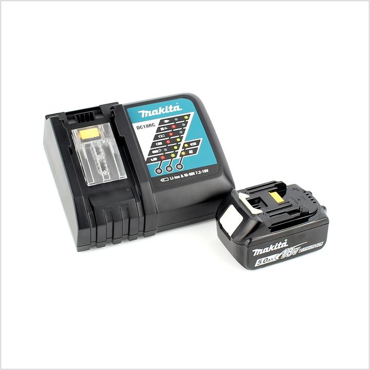 Produktbild Makita DBO 180 RT1J 18 V Akku Exzenterschleifer + 1x Akku 5,0Ah + Ladegerät + Makpac (Exzenterschleifer)