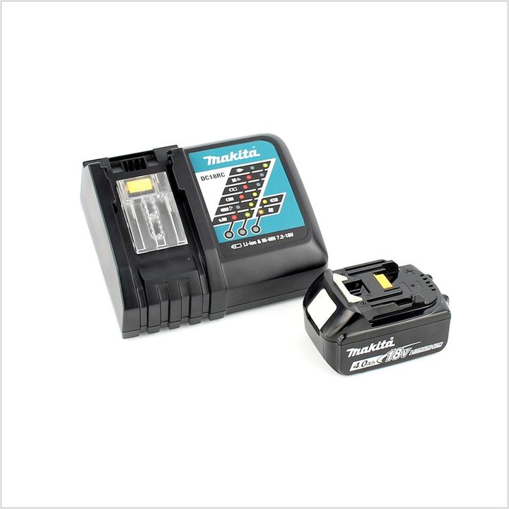 Actual product image Makita DBO 180 RM1J 18 V battery orbital sander + 1x battery 4.0Ah + charger + Makpac (Eccentric grinder)