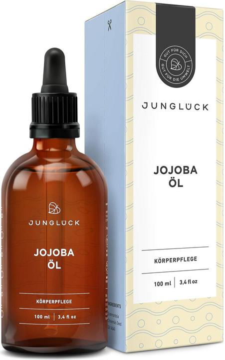 Junglück Bio-Jojobaöl (Huile pour le corps, 100 ml)
