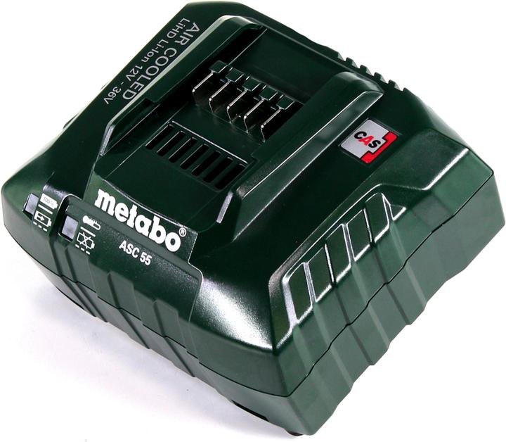 Produktbild Metabo Akku Basis Set 18V mit 2x Akku 5,2Ah ( 625592000 ) + Ladegerät ASC 55 ( 627044000 ) (18 V)