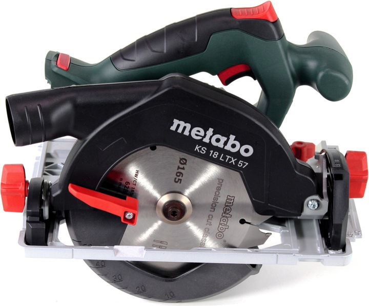 Produktbild Metabo KS 18 LTX 57 Akku Handkreissäge 18V 165x20mm + 1x Akku 5,2 Ah + Ladegerät + MetaLoc