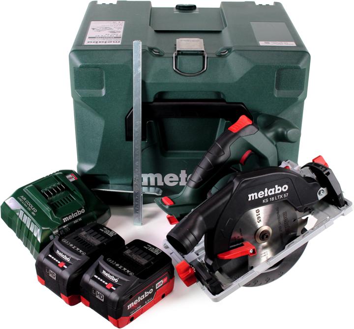 Actual product image Metabo KS 18 LTX 57 Battery Circular Saw 18V 165x20mm + 2x Battery 5,5Ah + Charger + MetaLoc