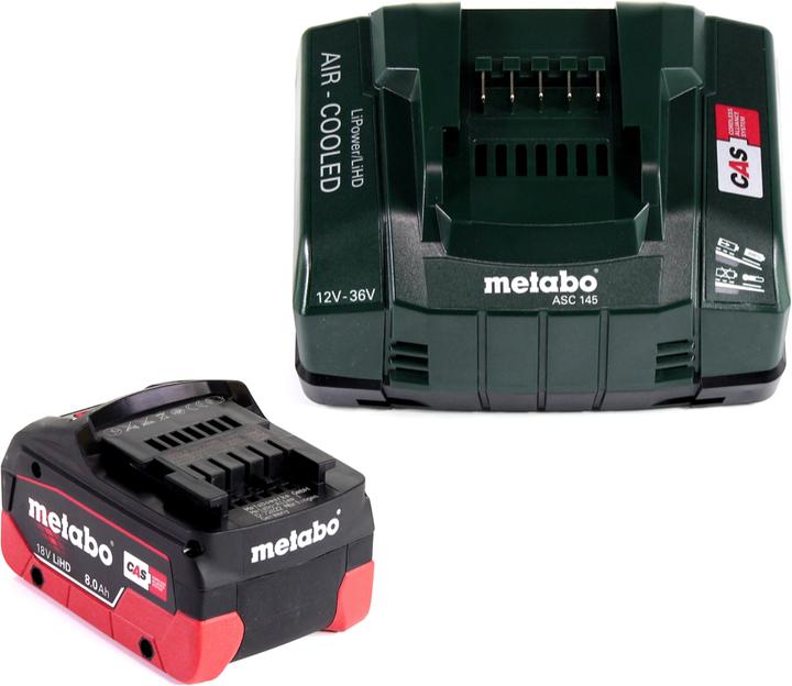 Produktbild Metabo KS 18 LTX 57 Akku Handkreissäge 18V 165x20mm + 1x Akku 8,0Ah + Ladegerät + MetaLoc