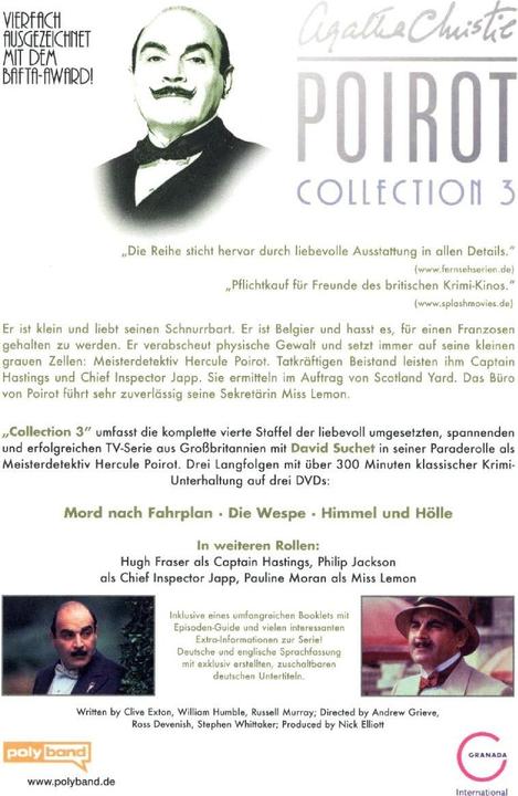 Actual product image Agatha Christie's Hercule Poirot Collection 3 (DVD, 2007, German)