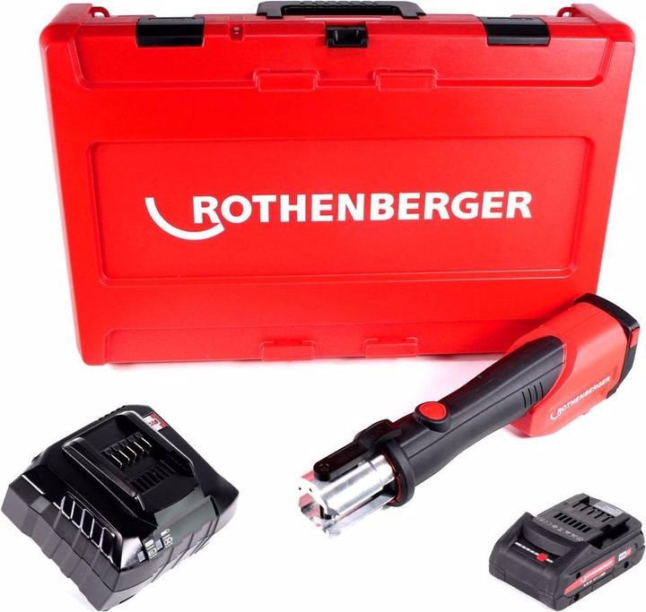 Produktbild Rothenberger ROMAX 4000 Akku Pressmaschine 18V + 1x Akku 4,0Ah + Ladegerät + Koffer
