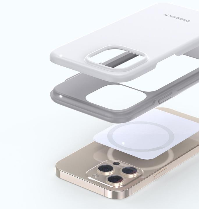 Immagine prodotto Choetech Custodia MFM Custodia di protezione per MagSafe per iPhone 13 Pro Bianco (PC0113-MFM-WH) (Apple iPhone 13 Pro)