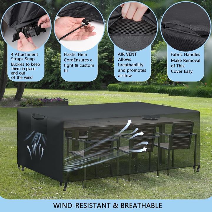 Image du produit Wuayami Bâche de protection pour meubles de jardin