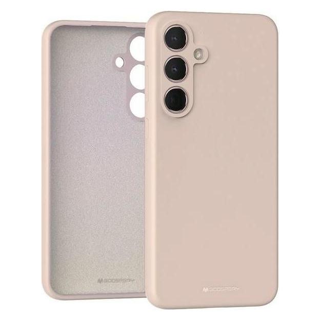 Mercury Rosa Silicone Sam A35 A356 Różowo-Piaskowy/Sabbia (Samsung Galaxy A35), Cover Smartphone,