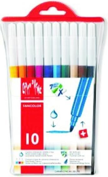 Image du produit Caran d'Ache Crayons-feutres Fancolor (Multicolore, 10 x)