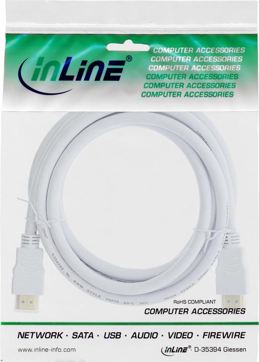 Actual product image InLine HDMI (Typ A) — HDMI (Typ A) (3 m, HDMI, 2.0)