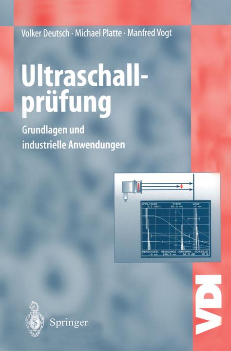 Produktbild Ultraschallprüfung (Deutsch, Manfred Vogt, Michael Platte, Volker Deutsch, 2012)