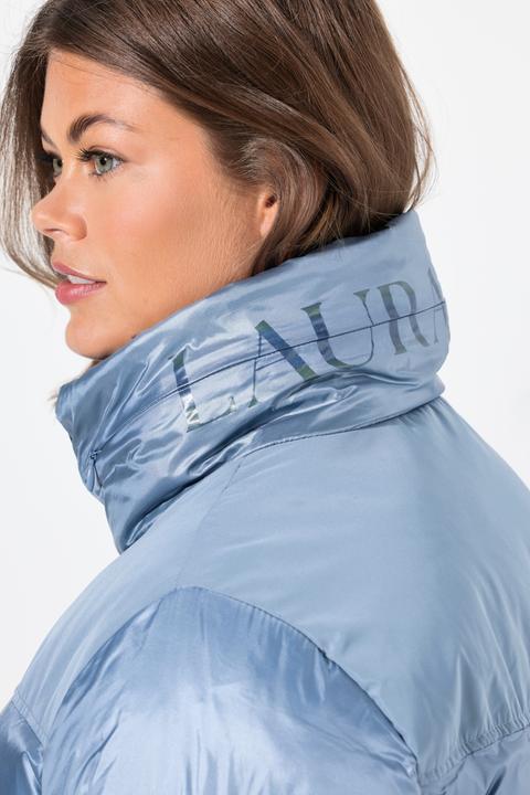 Image du produit Laurasøn Longue veste matelassée à capuche, capuche retroussable et fermeture éclair à double sens (L)