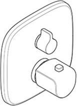 Productafbeelding Kludi WF u Inbouwthermostaat AMEO UP chr